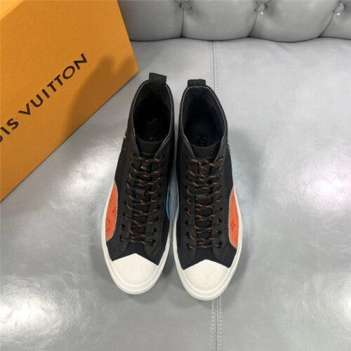High Quality Luxury Loui Vuitton Mens Tattoo Canvas Sneakers – Style 91651 product detail