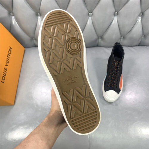 High Quality Luxury Loui Vuitton Mens Tattoo Canvas Sneakers – Style 91651 product detail