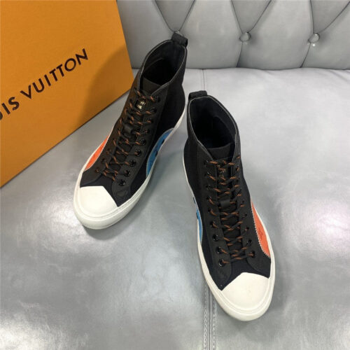 High Quality Luxury Loui Vuitton Mens Tattoo Canvas Sneakers – Style 91651 alternate view