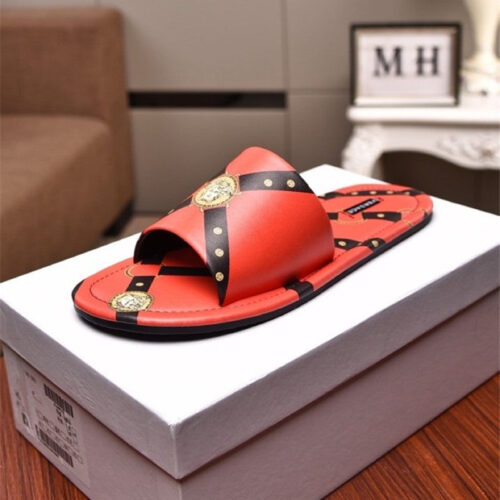 High Quality Luxury Versace Slippers Mens – Style 75859 product detail