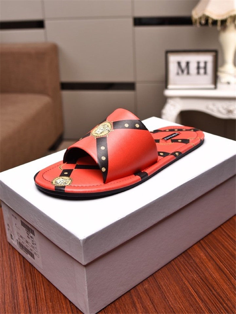 High Quality Luxury Versace Slippers Mens – Style 75859 product detail