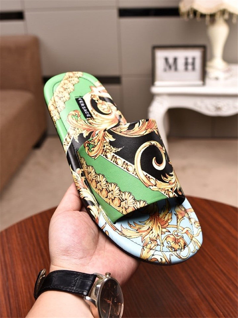 High Quality Luxury Versace Slippers Mens – Style 75859 product detail
