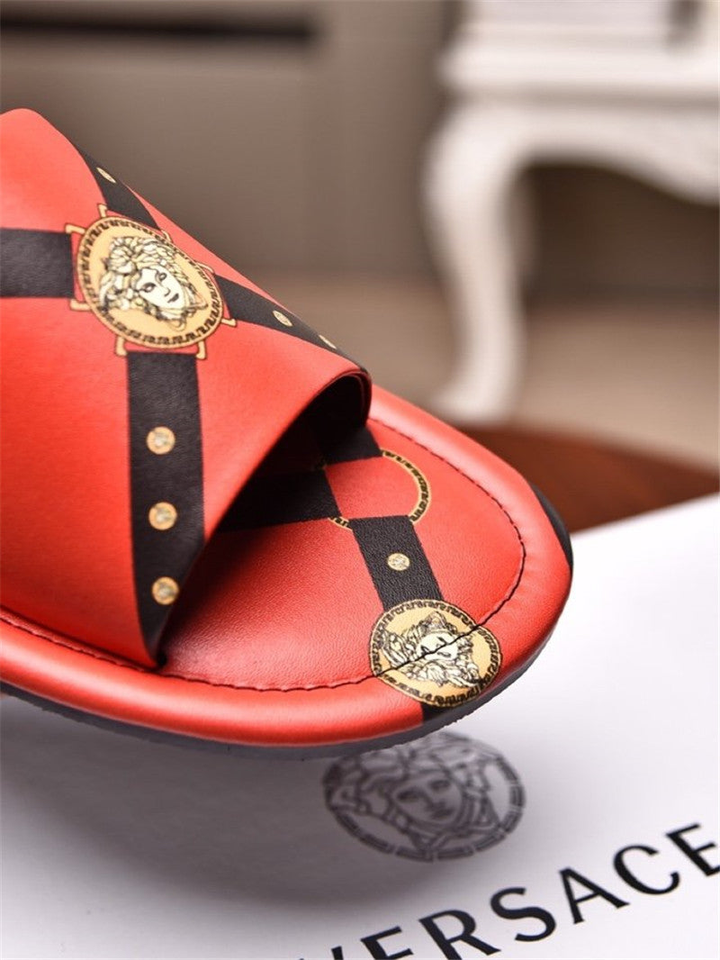 High Quality Luxury Versace Slippers Mens – Style 75859 product detail