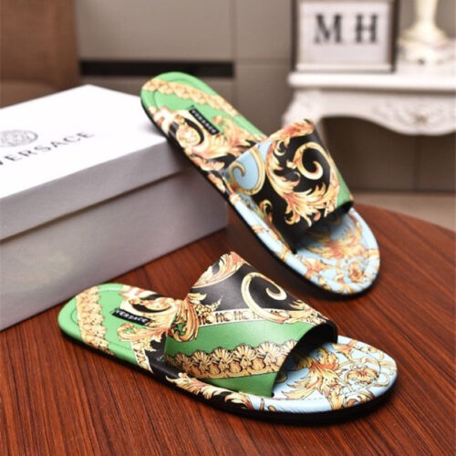 High Quality Luxury Versace Slippers Mens – Style 75859 alternate view