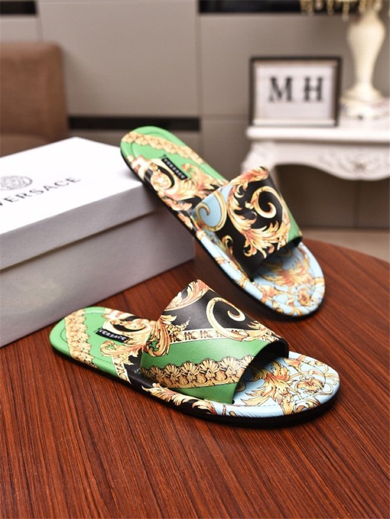High Quality Luxury Versace Slippers Mens – Style 75859 product detail