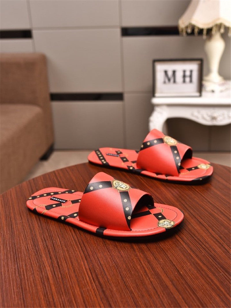High Quality Luxury Versace Slippers Mens – Style 75859 product detail