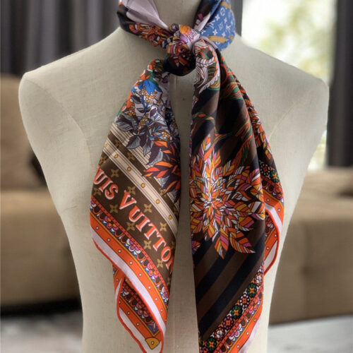 High Quality Luxury LV Silk Square Scarf alternate view