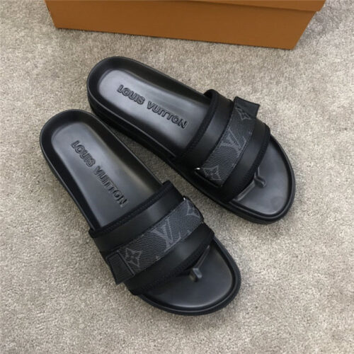 High Quality Luxury Louis Vuitton Mens Sandals Shoes
