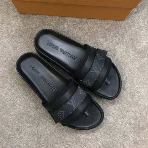 High Quality Luxury Louis Vuitton Mens Sandals Shoes product detail