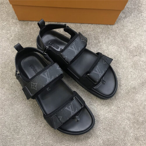 High Quality Luxury Louis Vuitton Mens Sandals Shoes – Style 13827