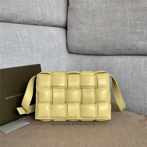 High Quality Luxury Bottega Veneta Padded Cassette Bag Yellow alternate view