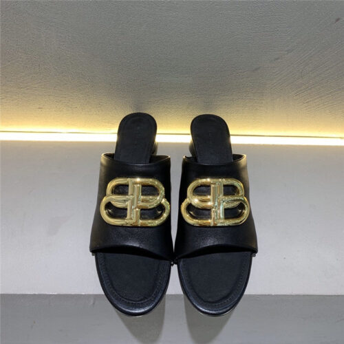 High Quality Luxury Fake Balenciaga Womens Mules Black Balenciaga Shoes – Ref Rh-7807 product detail