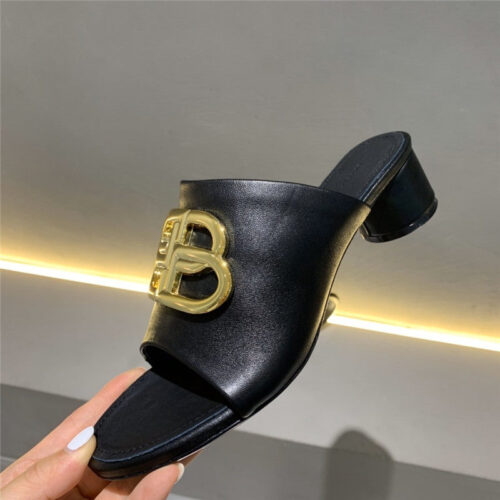 High Quality Luxury Fake Balenciaga Womens Mules Black Balenciaga Shoes – Ref Rh-7807 product detail