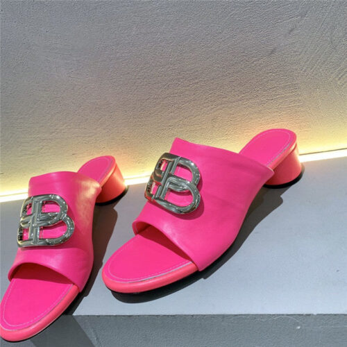 High Quality Luxury Fake Balenciaga Womens Mules Black Balenciaga Shoes - Ref RH-7790
