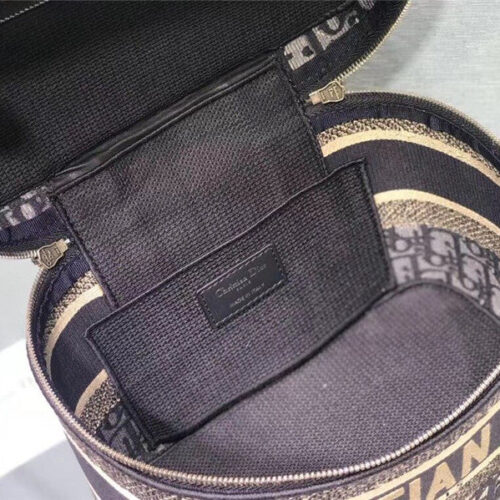 High Quality Luxury Dior Oblique Cosmetic Bag product detail