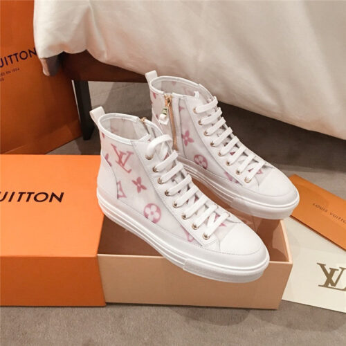 High Quality Luxury LV High Top Sneakers Womens