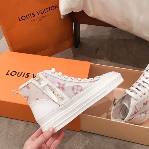 High Quality Luxury LV High Top Sneakers Womens product detail