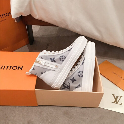 High Quality Luxury LV High Top Sneakers Womens – Style 95331 product detail