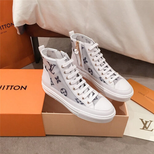 High Quality Luxury LV High Top Sneakers Womens – Style 95331