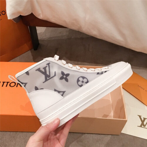 High Quality Luxury LV High Top Sneakers Womens – Style 95331 product detail