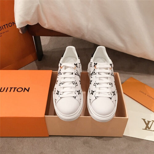 High Quality Luxury LV Sneakers Women White alternate view
