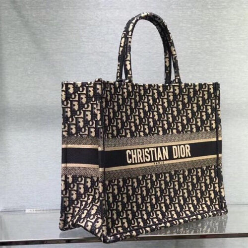High Quality Luxury Dior Book Tote Large Navy Blue product detail