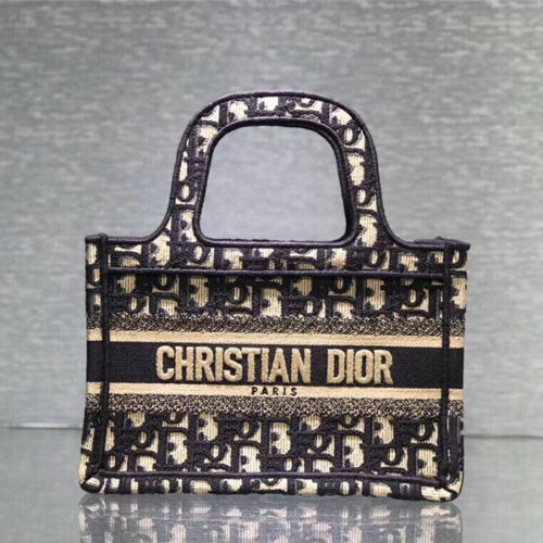 High Quality Luxury Dior Book Tote Mini Bag