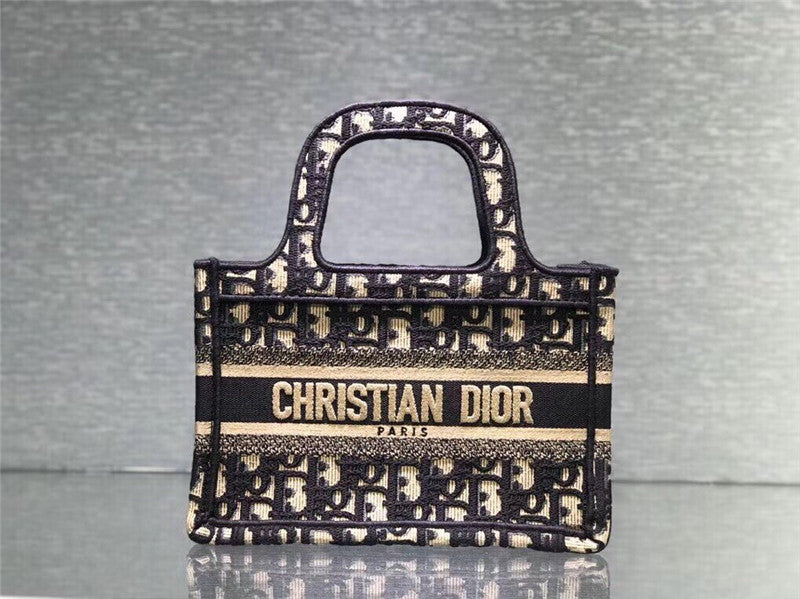 High Quality Luxury Dior Book Tote Mini Bag