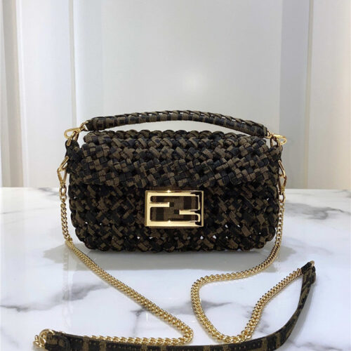 High Quality Luxury Fendi Baguette Weave Bag – Style 32340
