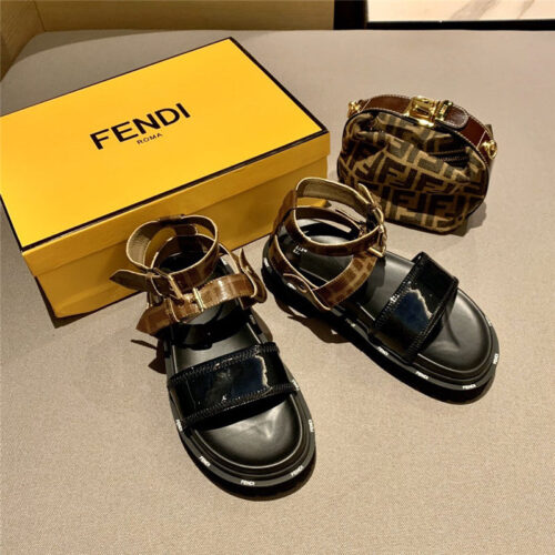 High Quality Luxury Fendi Platform Sandals