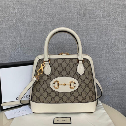 High Quality Luxury Gucci 1955 Horsebit Handle Bag