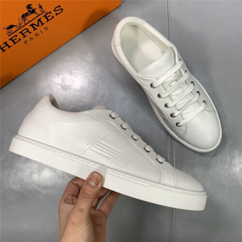 High Quality Luxury Hermes Mens Sneakers Shoes