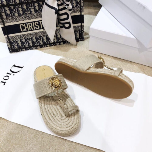 High Quality Luxury Dior 2020 Ss Dior Jardin Rose Slippers – Style 40355 product detail