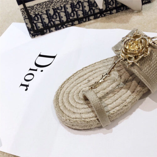 High Quality Luxury Dior 2020 Ss Dior Jardin Rose Slippers – Style 40355 product detail