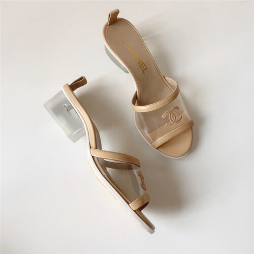 High Quality Luxury Chanel Pvc Crystal Sandals product detail
