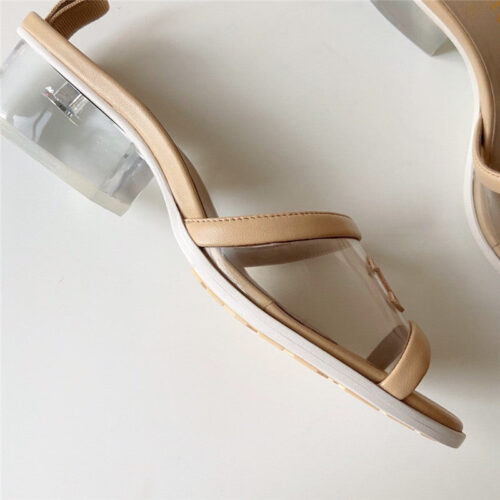 High Quality Luxury Chanel Pvc Crystal Sandals product detail
