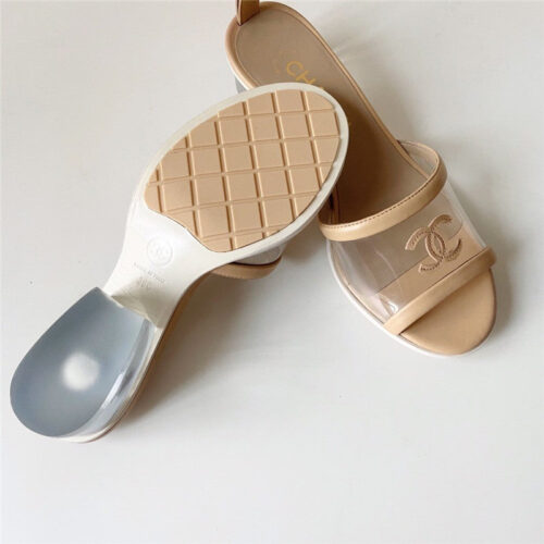High Quality Luxury Chanel Pvc Crystal Sandals product detail