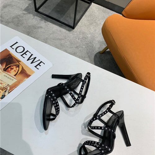 High Quality Luxury Louis Vuitton Webbing High Heel Sandals – Style 47939 product detail