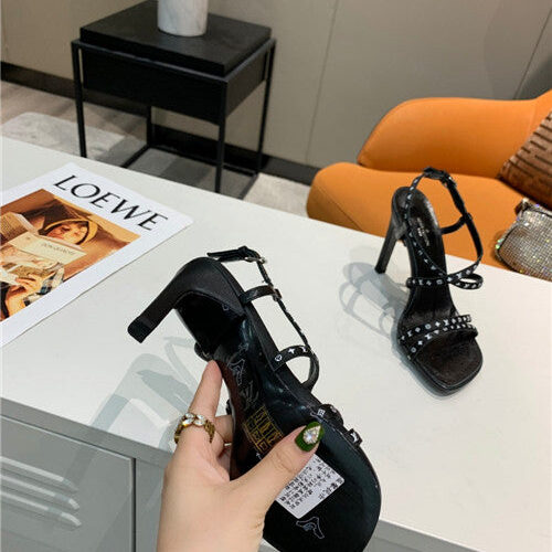 High Quality Luxury Louis Vuitton Webbing High Heel Sandals – Style 47939 product detail