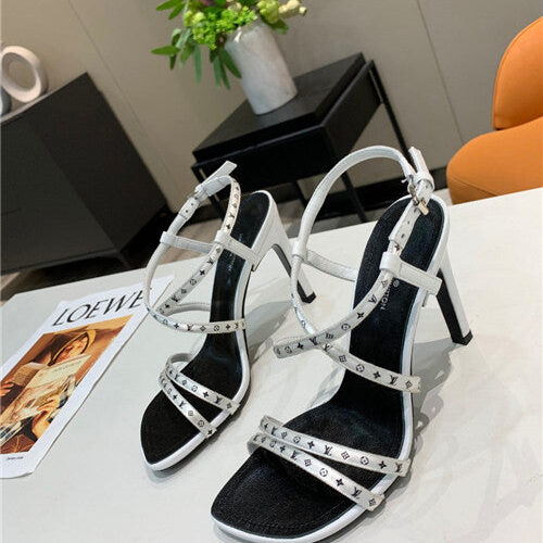 High Quality Luxury Louis Vuitton Webbing High Heel Sandals product detail