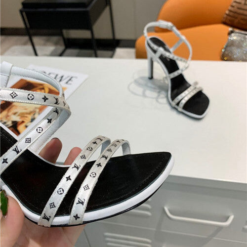 High Quality Luxury Louis Vuitton Webbing High Heel Sandals product detail