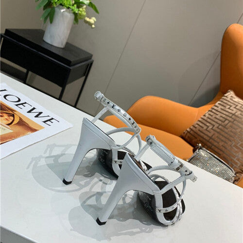 High Quality Luxury Louis Vuitton Webbing High Heel Sandals product detail
