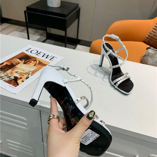 High Quality Luxury Louis Vuitton Webbing High Heel Sandals product detail