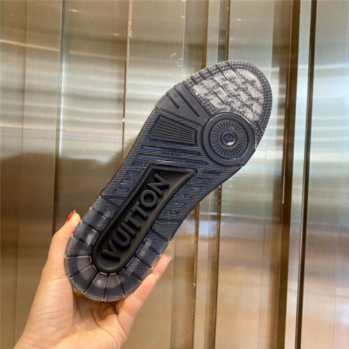 High Quality Luxury Loui Vuitton Womens LV Rhinestone Sneakers Shoes alternate view