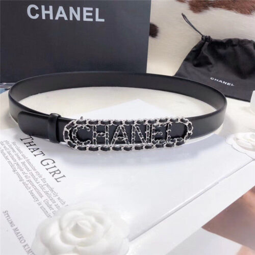 High Quality Luxury Chanel Color Belt