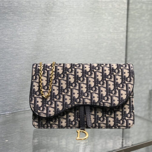 High Quality Luxury Dior Saddle Pouch Bag