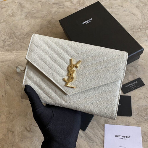 High Quality Luxury YSL Clutch Caviar Bags – Style 48758 alternate view
