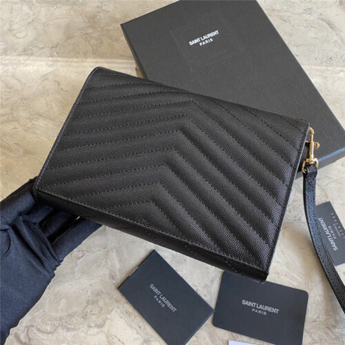 High Quality Luxury YSL Clutch Caviar Bags alternate view