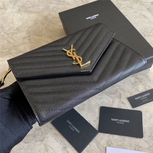 High Quality Luxury YSL Clutch Caviar Bags product detail