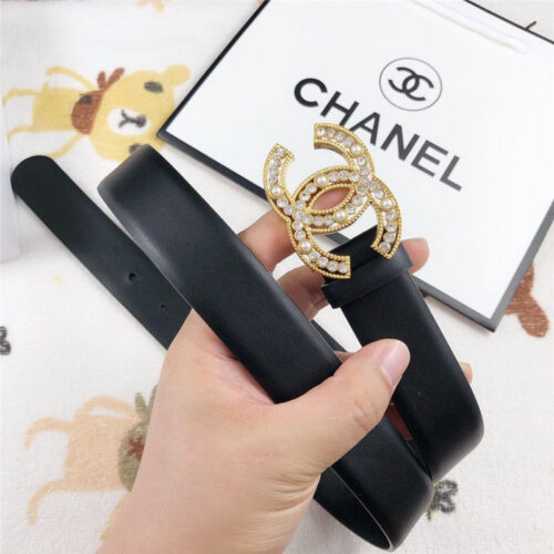 High Quality Luxury Chanel Leather Belt Buckle 30Mm product detail